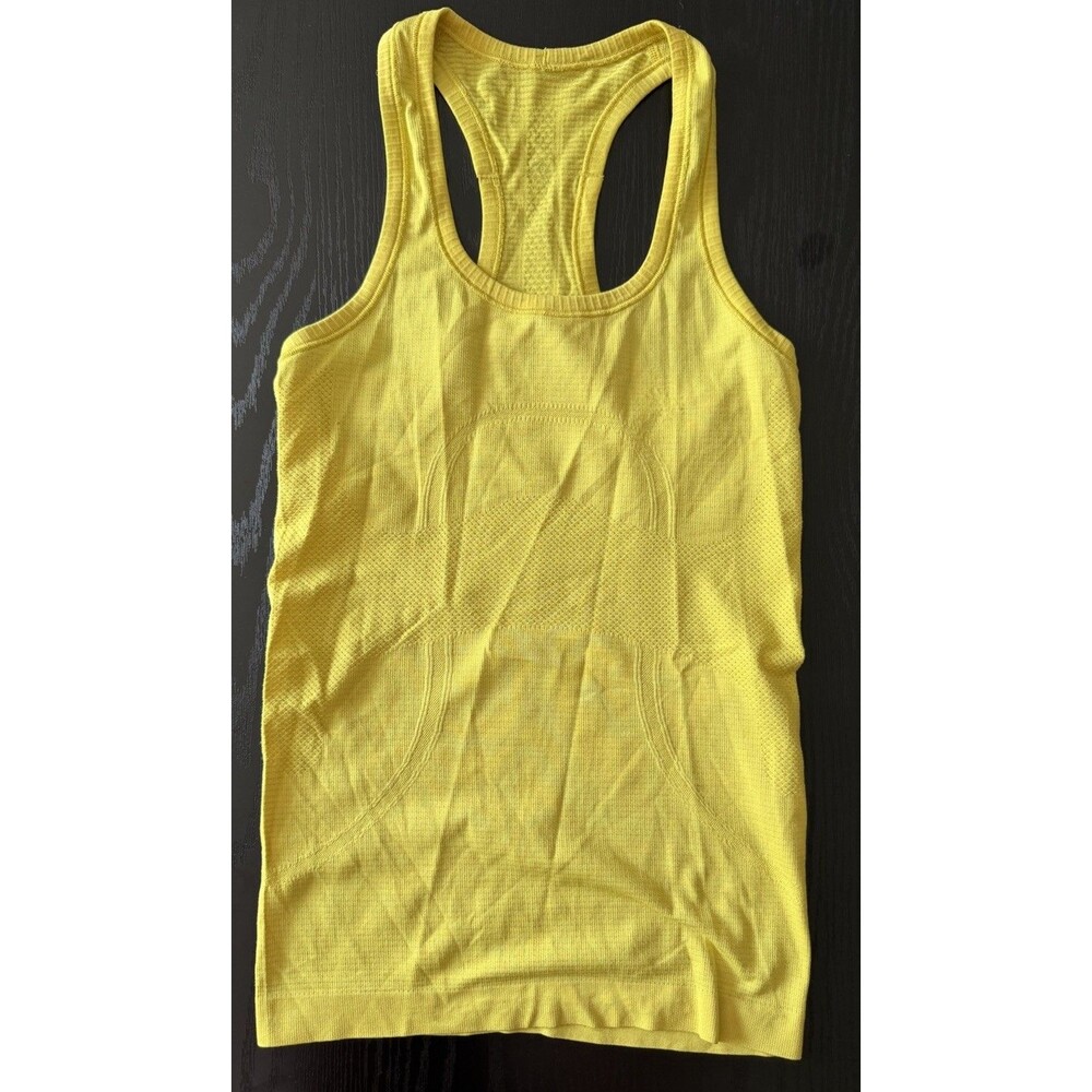 Lululemon Swiftly Tech Tank Top Size 2 Yellow Soleil 2020,Racerback,Running,Yoga